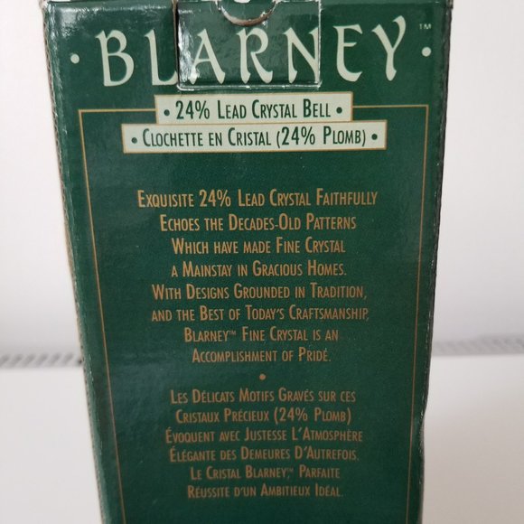 BELL BLARNEY 24% lead crystal ,made in YUGOSLAVIA - Picture 4 of 6